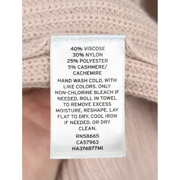 Halogen Cashmere Open Front Cardigan‎ Size M Pink Knit Pockets Coquette Longline - Picture 6 of 11